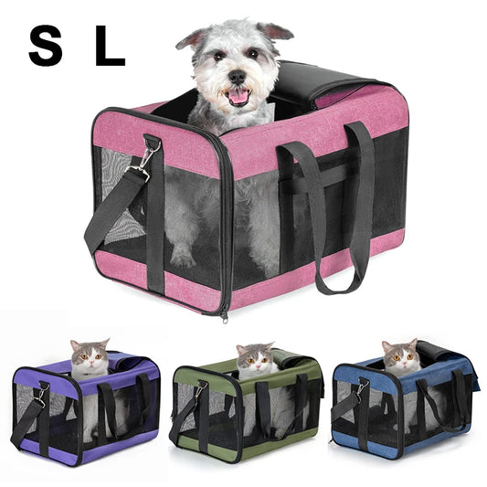 Portable Mesh Pet Carrier